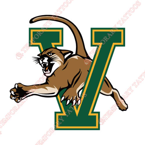 Vermont Catamounts Customize Temporary Tattoos Stickers NO.6804